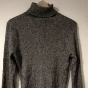 Soft, fitted turtleneck sweater